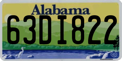 AL license plate 63DI822