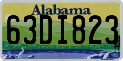 AL license plate 63DI823