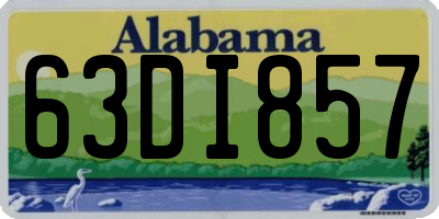 AL license plate 63DI857