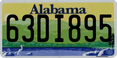 AL license plate 63DI895