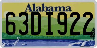AL license plate 63DI922