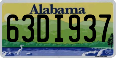 AL license plate 63DI937