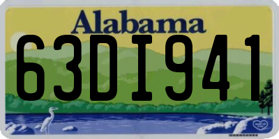 AL license plate 63DI941