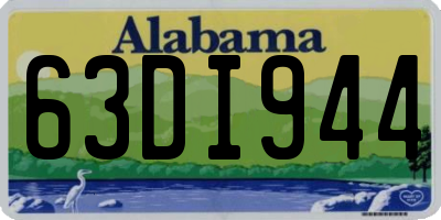AL license plate 63DI944