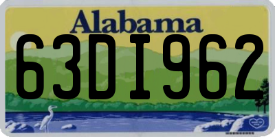 AL license plate 63DI962