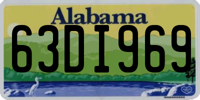AL license plate 63DI969