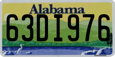 AL license plate 63DI976