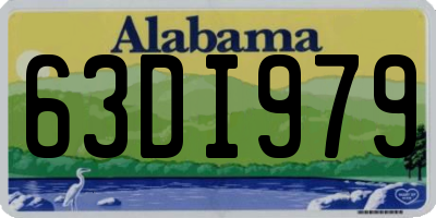 AL license plate 63DI979
