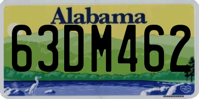AL license plate 63DM462