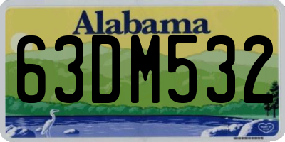 AL license plate 63DM532