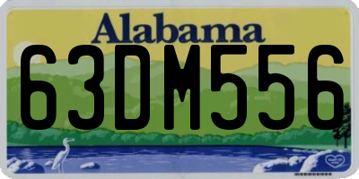 AL license plate 63DM556