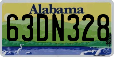 AL license plate 63DN328