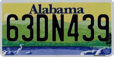 AL license plate 63DN439