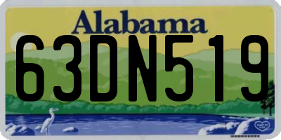 AL license plate 63DN519