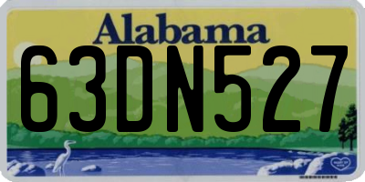 AL license plate 63DN527