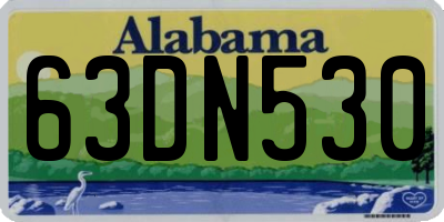 AL license plate 63DN530