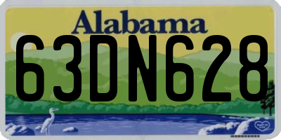 AL license plate 63DN628