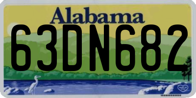 AL license plate 63DN682