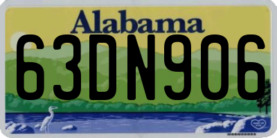 AL license plate 63DN906