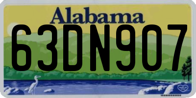 AL license plate 63DN907