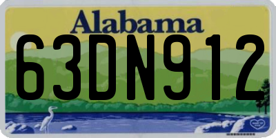 AL license plate 63DN912