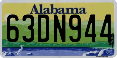 AL license plate 63DN944
