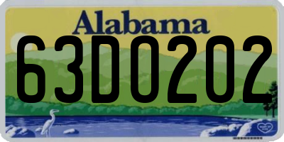 AL license plate 63DO202