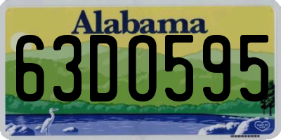 AL license plate 63DO595