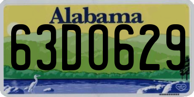 AL license plate 63DO629