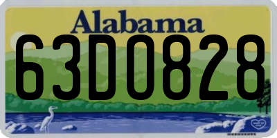 AL license plate 63DO828