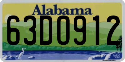 AL license plate 63DO912