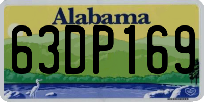 AL license plate 63DP169