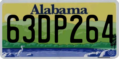 AL license plate 63DP264