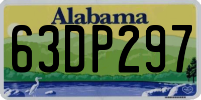 AL license plate 63DP297