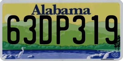 AL license plate 63DP319