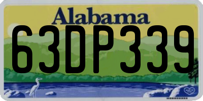 AL license plate 63DP339
