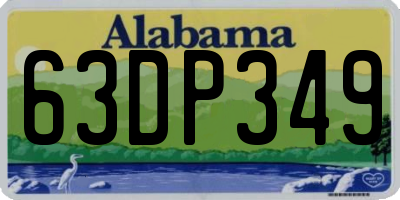 AL license plate 63DP349