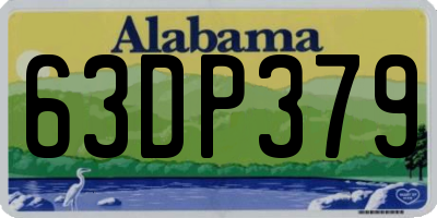 AL license plate 63DP379