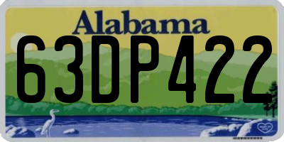 AL license plate 63DP422