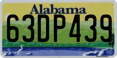 AL license plate 63DP439