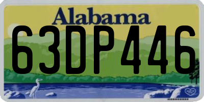 AL license plate 63DP446