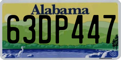 AL license plate 63DP447