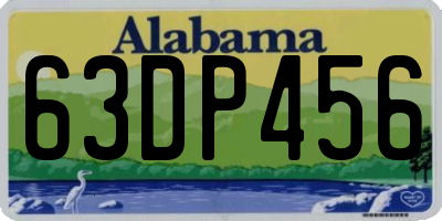 AL license plate 63DP456