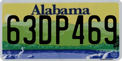 AL license plate 63DP469