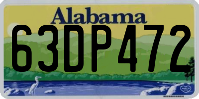 AL license plate 63DP472