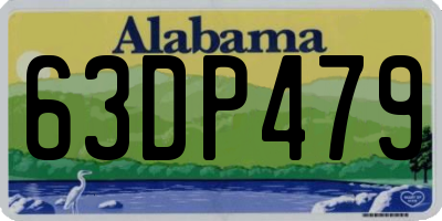 AL license plate 63DP479