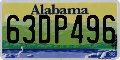 AL license plate 63DP496