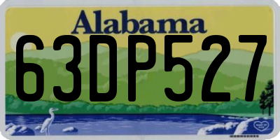 AL license plate 63DP527
