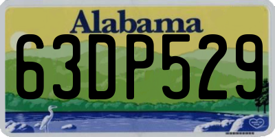 AL license plate 63DP529