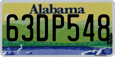 AL license plate 63DP548
